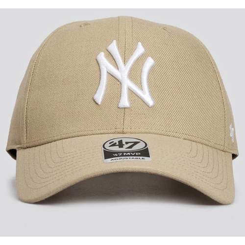Бейсболка 47 Brand Yankees, Yankees бежевая (B-MVPSP17WBP-KH) фото 3
