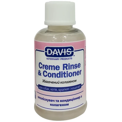 Ополаскиватель и кондиционер-концентрат Davis Creme Rinse & Conditioner с коллагеном для собак, котов 0.05 л (53064)
