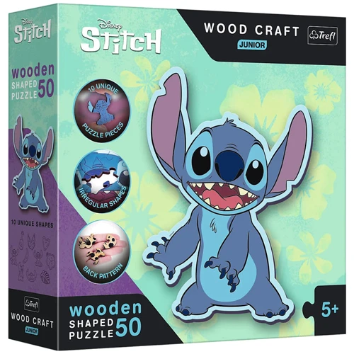 Пазлы фигурные из дерева Trefl Дисней Стич 50 эл. (20205): Производитель Trefl