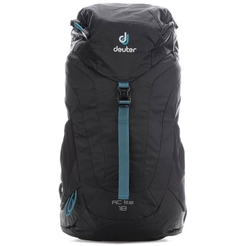 Рюкзак Рюкзак Deuter AC Lite 18 колір 7000 black (3420116 7000): Додатково світловідбиваючі елементи, Дощовик, Ручка для перенесення, Поясна стяжка, Карман для пляшки, вентиль