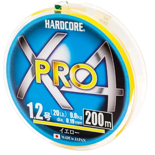 Шнур Duel Hardcore X4 200m 0.19mm 9.0kg #1.2