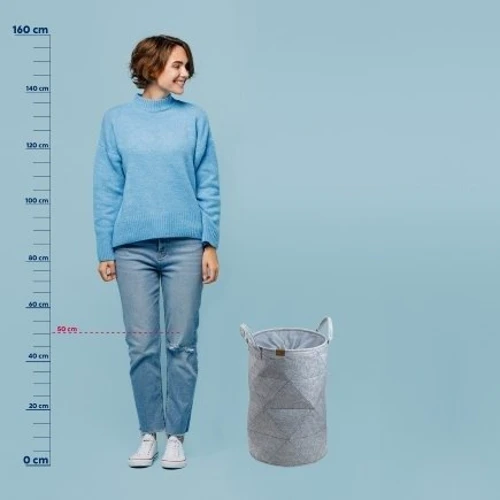 Корзина для белья KELA Fay светло-серый 50х33 см (24490)