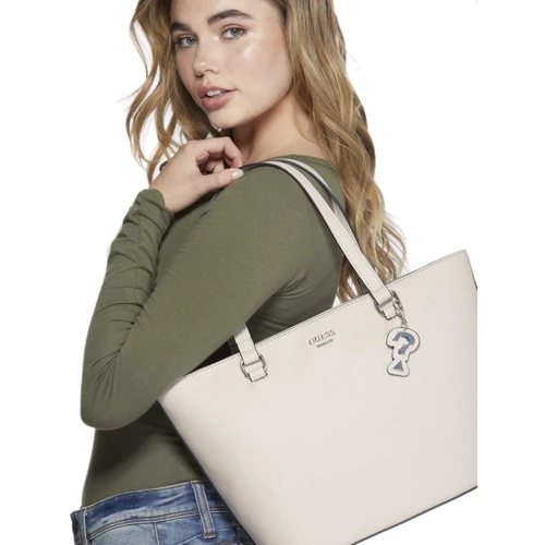 Женская сумка тоут GUESS бежевая (190231364450): Пол Женский