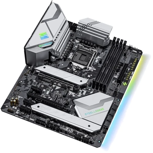 ASRock Z590 STEEL LEGEND ATX 4xDDR4 4800, M2, HDMI, DisplayPort: Оперативна пам'ять 4xDDR4 4800 МГц, до 128 ГБ