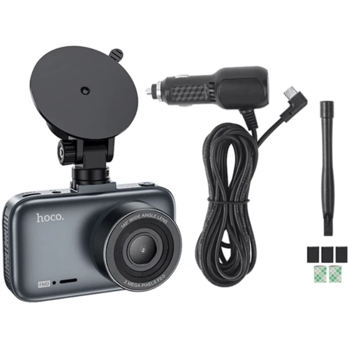 Автомобильный видеорегистратор Hoco DV5 Driving recorder with 3-inch display: Активация записи Автоматически при включении