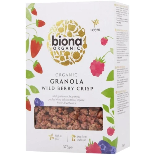 Гранола Biona Organic с лесными ягодами 375 г (5032722306158)