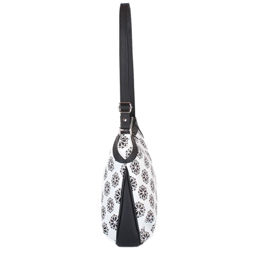Женская сумка через плечо Laskara черная (LK-20286-black): Тип ручки Плечевой ремень, Без ручки