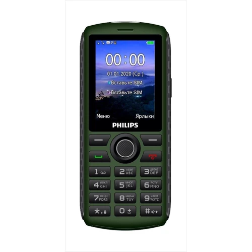 Мобільний телефон Philips Xenium E218 Green (UA UCRF)