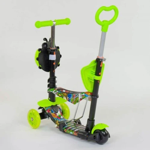 Самокат Best Scooter зелений (97630): Матеріал коліс поліуретан