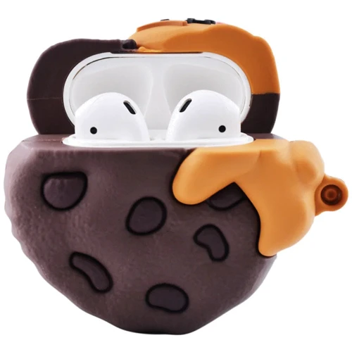Чехол для наушников TPU Case Teddy Bear Brown for Apple AirPods: Тип Чехол