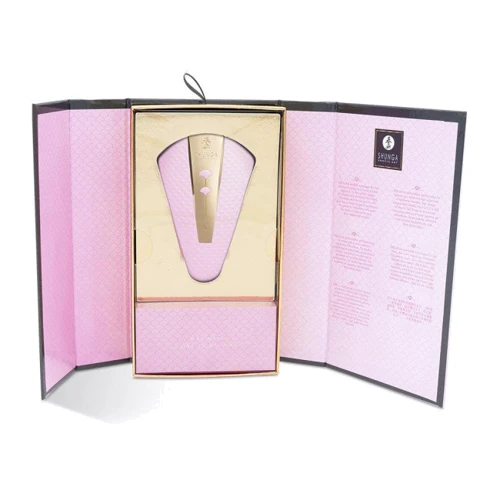 Клиторальный вибратор Shunga - Obi Intimate Massager Light Pink