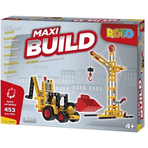 Конструктор Roto Maxi BUILD - 453 деталей Строительный набор (6407172)