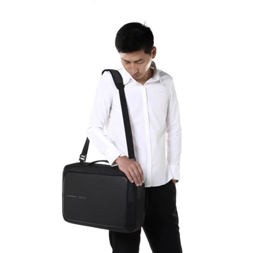 Мужской рюкзак XD Design Bobby Bizz Anti-Theft 15.6" Black черный (P705.571): Материал Полиэстер