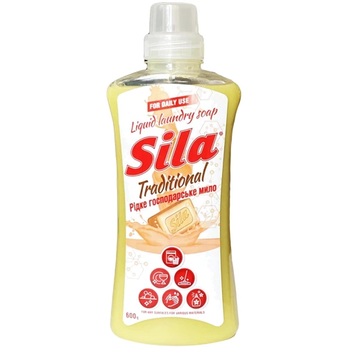 Мыло Sila хозяйственное жидкое 0.6 кг (4820023367159)