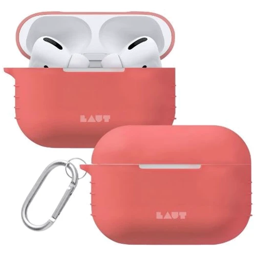 Чохол для навушників LAUT POD Case with Belt Coral Pink (L_APP_POD_P) for Apple AirPods Pro