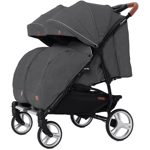 Коляска прогулочная для двойни Carrello Connect Serious Black (CRL-5502): Возможность установки люльки нет