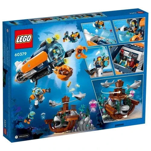 Конструктор LEGO City Подводная лодка глубоководных исследователей (60379): Серия City