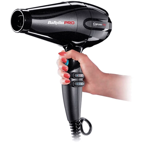 Фен BaByliss PRO Caruso-HQ Ionic BAB6970IE: Количество скоростей 2