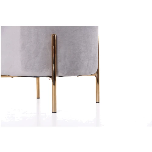 Пуф AMF Mylene Grey / Golden Chrom (547477) фото 4