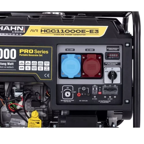 Генератор бензиновий Hahn & Sohn HGG 11000E-E3: Обсяг паливного бака 25 л