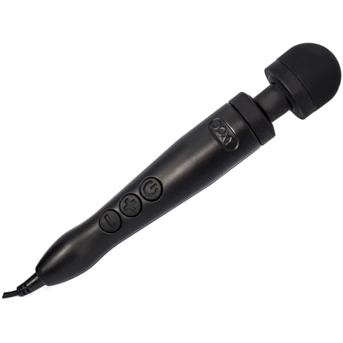 Вибромассажер DOXY Die Cast 3 Matt Black, очень мощный, питание 220В, металлический корпус