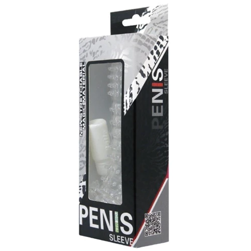 Насадка на член LYBAILE Silikon Penis Sleeve Clear, 13.5 см