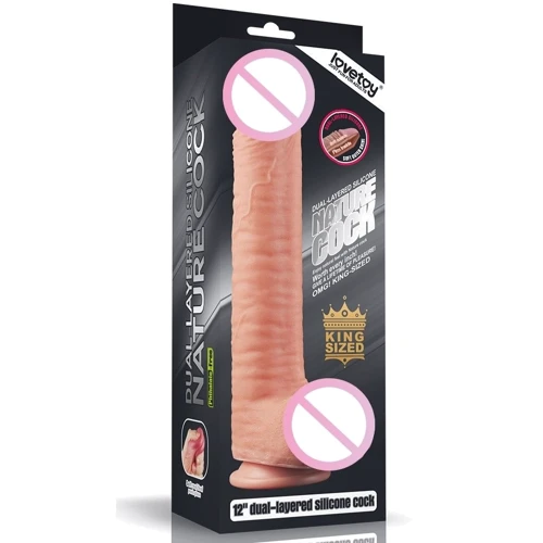 Фаллоимитатор Dual-Layered Silicone Nature Cock 12"