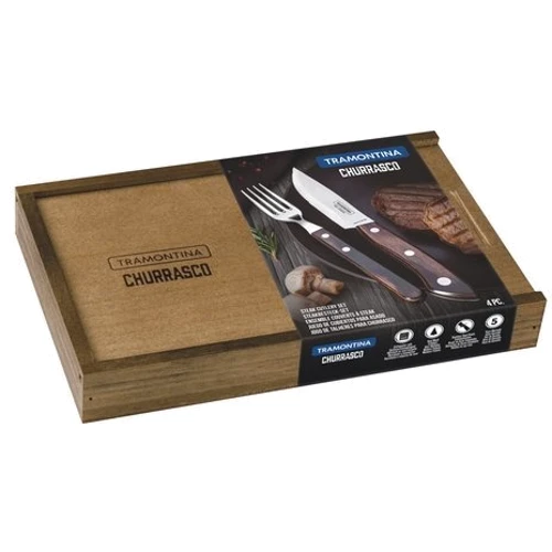 Набор для барбекю Tramontina Barbecue Polywood Jumbo 4 пр. (29899/511) фото 4