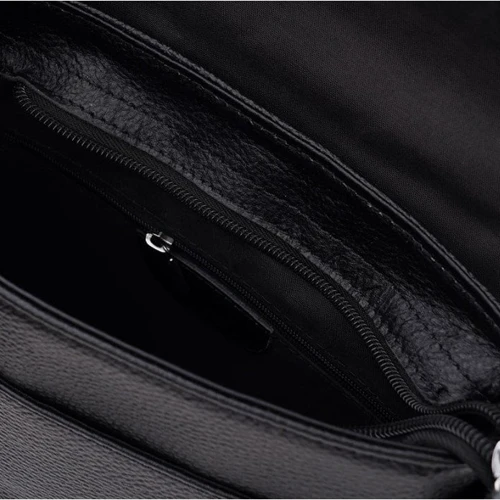 Мужская сумка планшет Keizer черная (K1033bl-black): Фактура Зернистая, Матовая