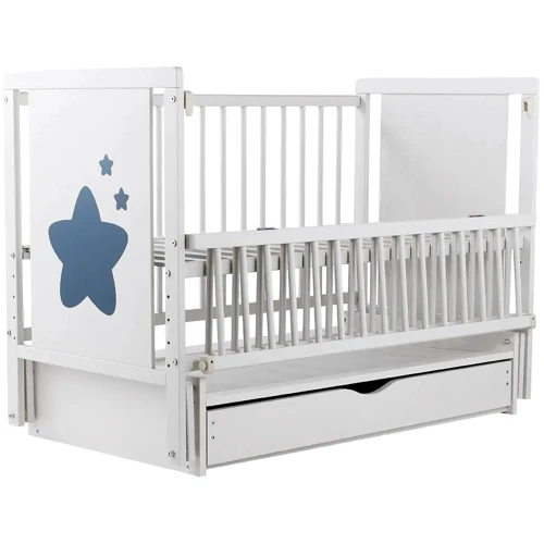 Дитяче ліжечко Babyroom Зірочка Z-03 білий (624470)