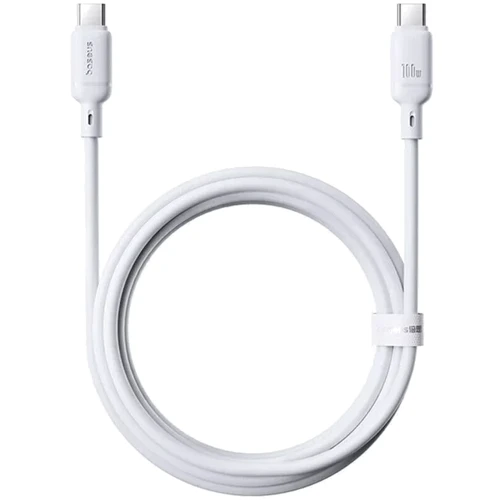 Кабель Baseus Cable USB-C to USB-C Silky Series 100W 2m White (P10377704213-01) фото 6