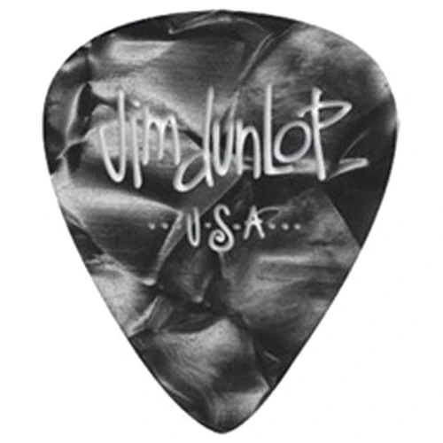 Медиатор Набор медиаторов DUNLOP 483P02MD GENUINE CELLULOID BLACK PEARL MEDIUM