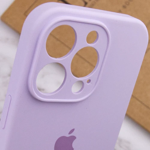 Чехол для iPhone Mobile Case Silicone Case Full Camera Protective Lilac for iPhone 15 Pro Max фото 5