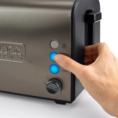 Тостер Black+Decker BXTO1000E: Материал корпуса нержaвеющaя стaль