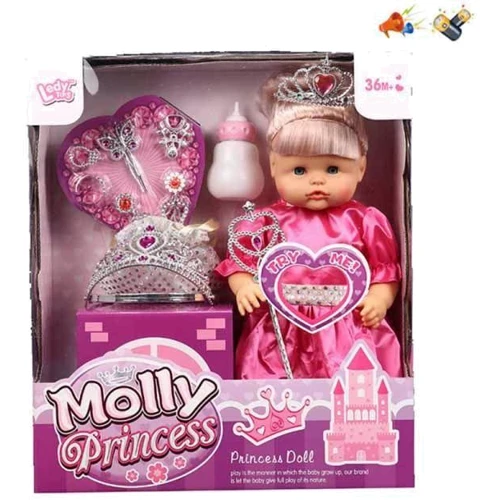 Кукла Lady Toys Molly Princess с аксессуарами LD68011G