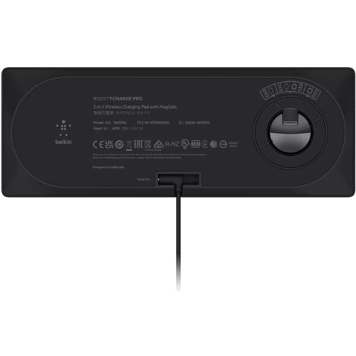 Зарядное устройство Belkin Wireless Charger Base Station Black (WIZ016VFBK) for iPhone 16 I 15 I 14 I 13 I 12 series, Apple Watch and Apple AirPods фото 5