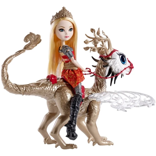 Лялька Ever After High "Епл Вайт: Вершниця" з м / ф "игри драконів" (DKM76) фото 6
