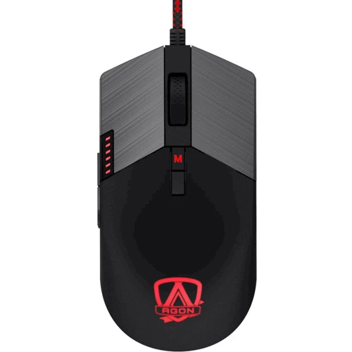 Мышь AOC AGON AGM700 RGB Gaming USB Black (AGM700DRCR): Тип сенсора оптический
