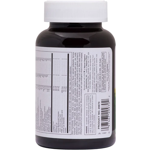 Nature's Plus, Source of Life, Animal Parade, Children's Chewable Supplement, Cherry Flavor, 90 Animal-Shaped Tablets (NTP29970): Форма выпуска Таблетки