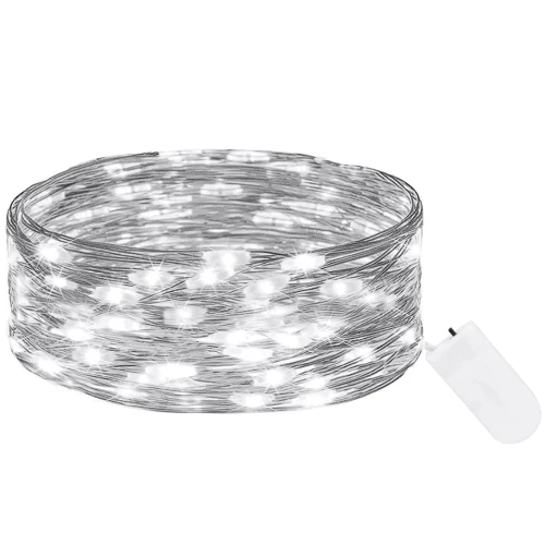 Гірлянда на батарейках Springos 1 м 10 LED CL4026 Cold White