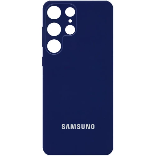 Аксессуар для смартфона Mobile Case Silicone Cover Full Camera Midnight blue for Samsung S918 Galaxy S23 Ultra