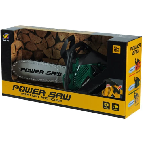 Бензопила на батарейках Wei Da Power Saw, зеленая (192C/D/E) фото 3