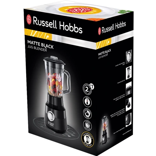 Блендер Russell Hobbs 24722-56 Matte Black: Конструкція стаціонарний