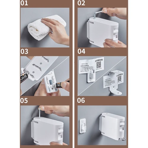 Настенная сушилка для одежды Xiaomi Clothesline White ZL2018 фото 7