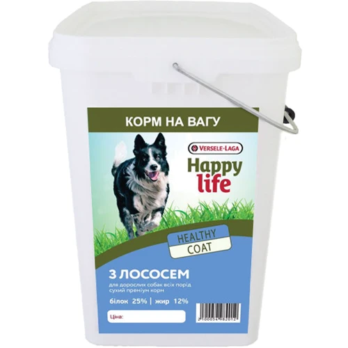 Сухой корм для собак Happy Life Adult with Salmon всех пород со вкусом лосося 4 кг (54985)