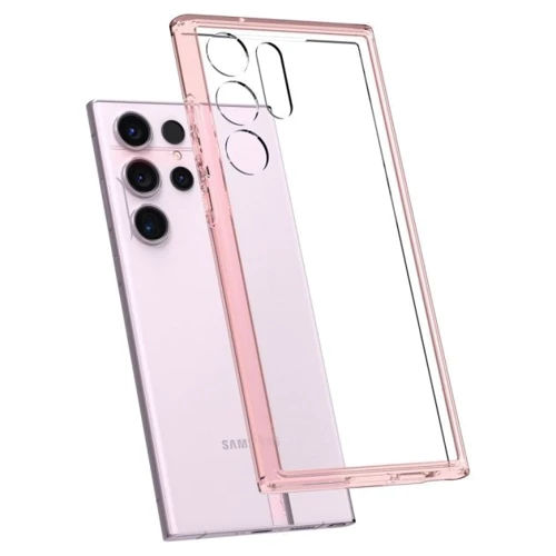 Аксессуар для смартфона Spigen Ultra Hybrid Rose Crystal (ACS06079) for Samsung S918 Galaxy S23 Ultra: Цвет розовый