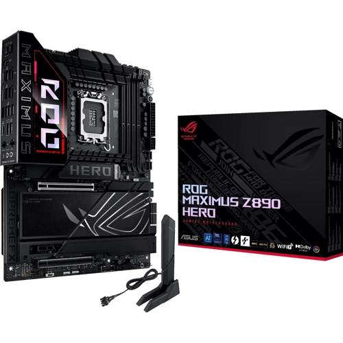 ASUS ROG MAXIMUS Z890 HERO UA: Дополнительно Радиатор на VRM, Адаптер Wi-Fi, Поддержка RAID, Поддержка UEFI