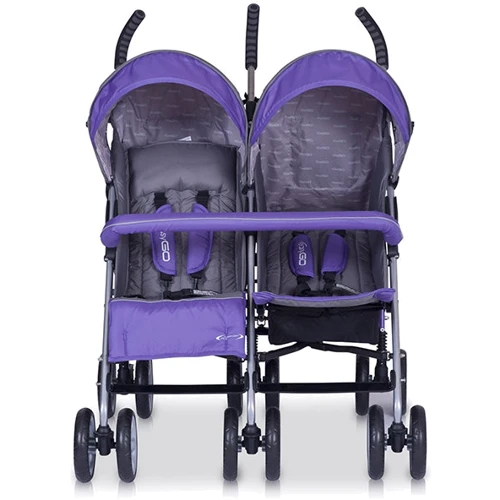 Прогулочная коляска для двойни Easy Go Comfort DUO (violet): Тип коляски прогулочная коляска