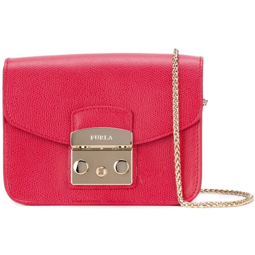 Женская сумка кросс боди Furla Metropolis Mini красная (851170)
