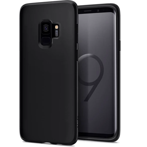 Чехол для телефонов Spigen Liquid Crystal Matte Black (592CS22825) for Samsung G960 Galaxy S9